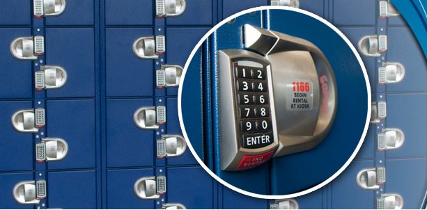 Locker & Keypad close up