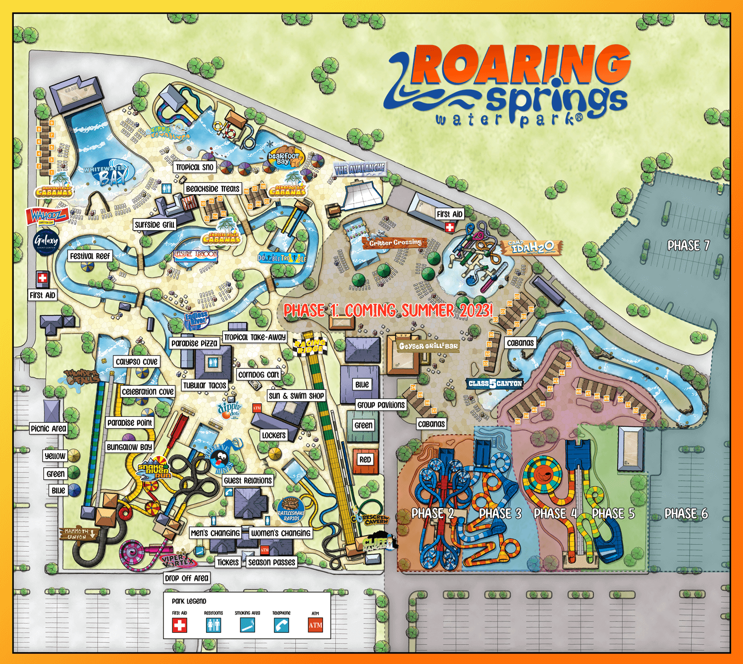 Park Map & Directions Roaring Springs Water Park Boise, ID
